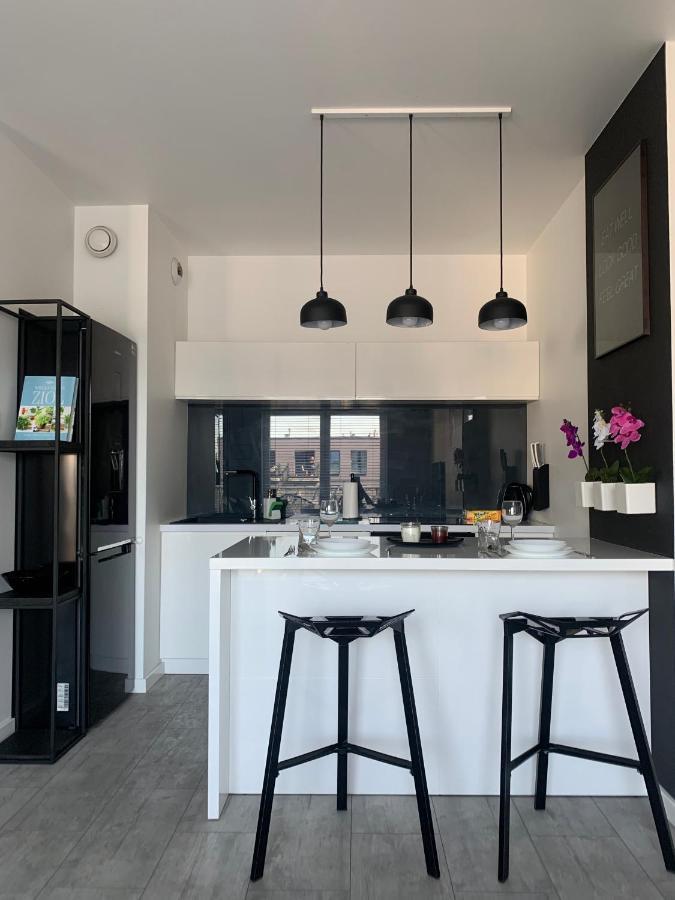 罗兹Two-Levels Penthouse With A Garden In The City Center公寓 外观 照片