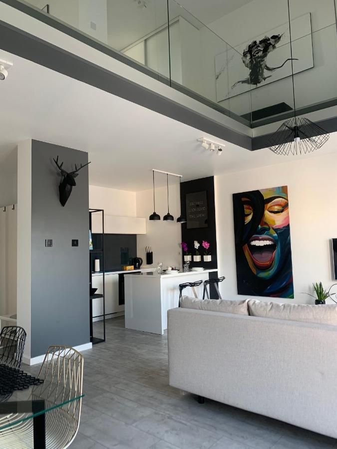 罗兹Two-Levels Penthouse With A Garden In The City Center公寓 外观 照片