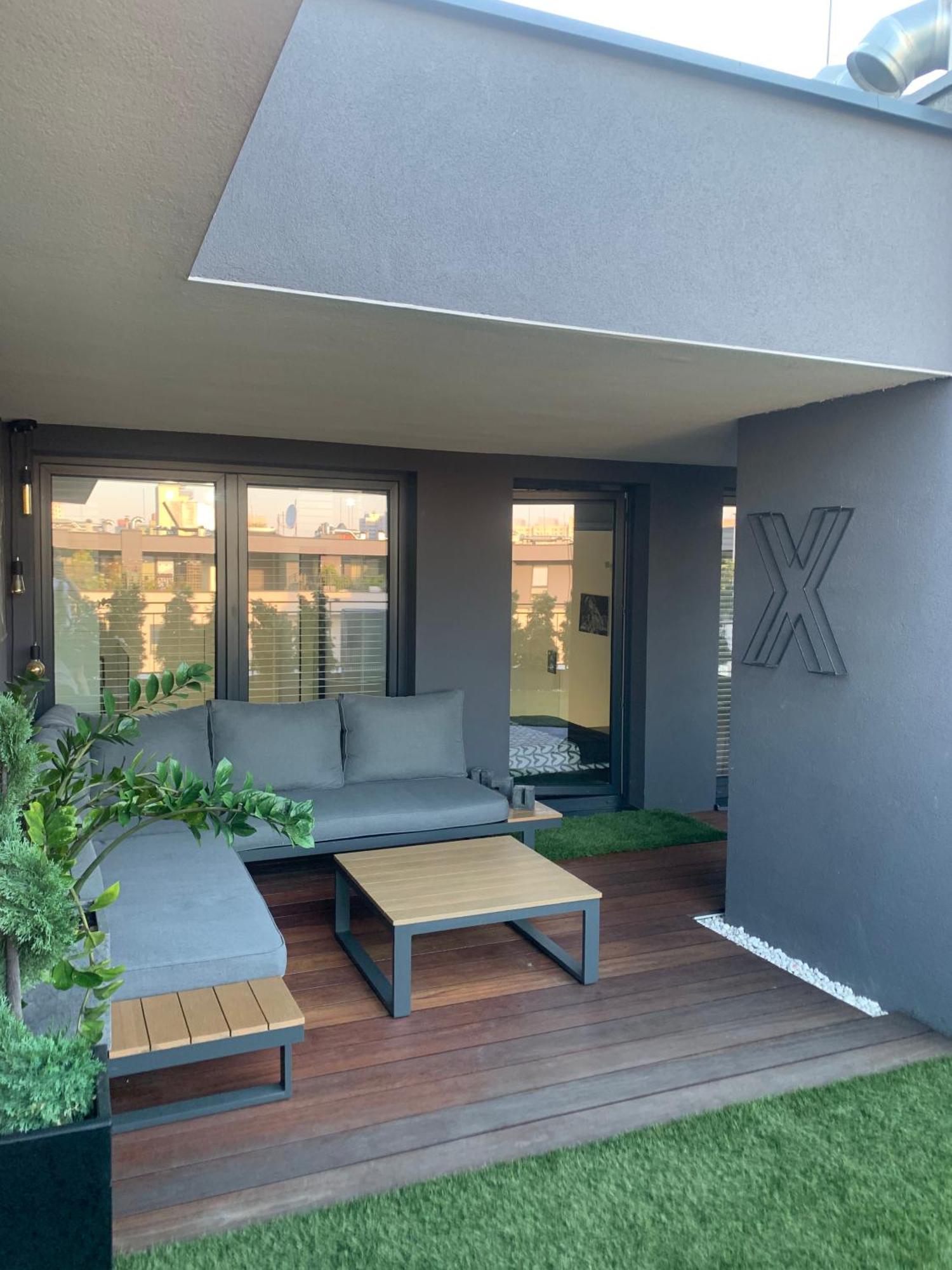罗兹Two-Levels Penthouse With A Garden In The City Center公寓 外观 照片